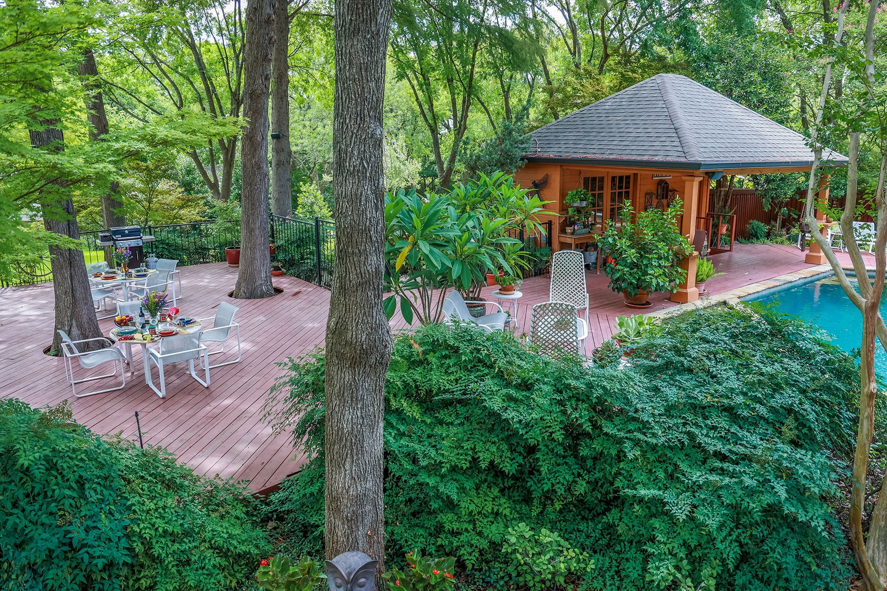 Covington Residence Cabana and Deck